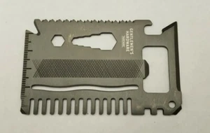 Gentlemen's Hardware 15-in-1 Credit Card Wallet Multitool AGEN267 /Titanium Coat - Picture 1 of 2
