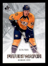 2011-12 SP Authentic #202 Roman Josi Rookie #974/999