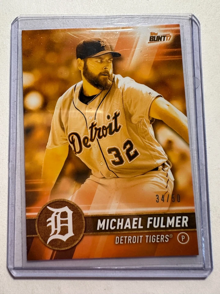 K60,227 - 2017 Topps Bunt Orange #137 Michael Fulmer #/50 - Image 1 of 1