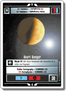 Avert Danger - Intro 2 Player - Star Trek CCG 1E - Picture 1 of 1