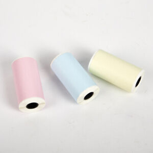 3pcs Mini Photo Printer Printable Sticker Paper Roll Self-Adhesive Thermal Pa-ln