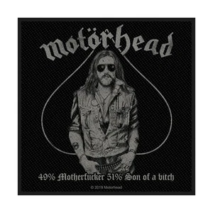 MOTÖRHEAD PATCH AUFNÄHER # 52 LEMMY KILMISTER ACE OF 10x10cm FLICKEN ABZEICHEN - Picture 1 of 1