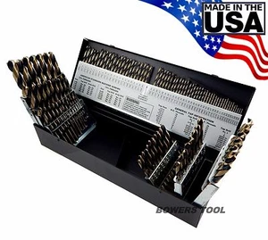 Juego de brocas Norseman 115 piezas HI-MOLY M7 número letra 1/16"" a 1/2"" EE. UU. SP-115 - Imagen 1 de 5
