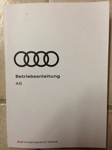 AUDI A6 AUDI S6 2021 Betriebsanleitung 2021 Bedienungsanleitung Limousine Buch - Bild 1 von 4