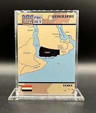 1991 Pro Set Desert Storm Geography Yemen #65