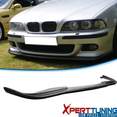 Fits 96-03 BMW E39 5 Series H Style Front Bumper Lip For Aftermarket M Bumper PP Foto 1 de 4