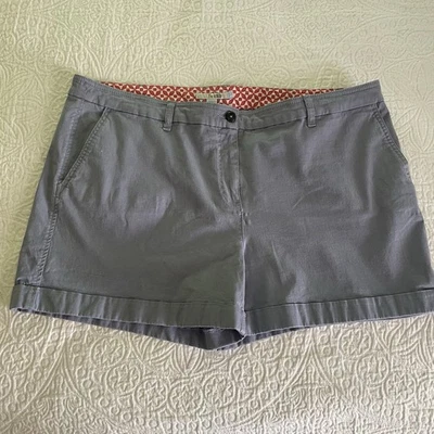 Boden Womens Blue Chino Shorts Size 16  with 4” Inseam - Image 1 of 4