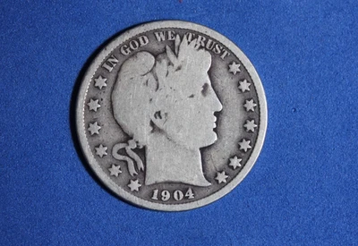 1904- Barber Half Dollar #P32580 - Image 1 of 2