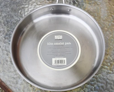 Sartén para tortillas de acero inoxidable Martha Stewart Everyday (MSE) 10 pulgadas - Nueva Foto 1 de 4
