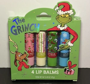 Dr Seuss THE GRINCH X Taste Beauty - Balsamo labbra aromatizzato set di 4 - NUOVO - Foto 1 di 7
