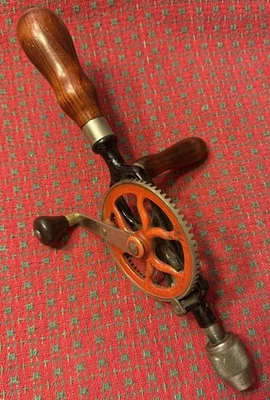 ANTIGUO TALADRO BATIDOR DE HUEVOS GOODELL PRATT PAT. Estados Unidos 1895 🇺🇸 Excelente Foto 1 de 4