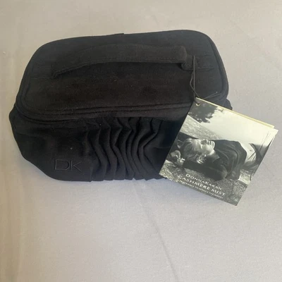 Bolsa de viagem Donna Karan maquiagem cosmética cor preta - Imagem 1 de 4