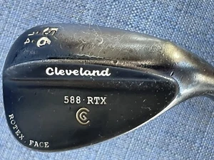 Cleveland 588 RTX Rotex Face Black Pearl 56-14 56° SW Sand Wedge Steel Shaft - Picture 1 of 9