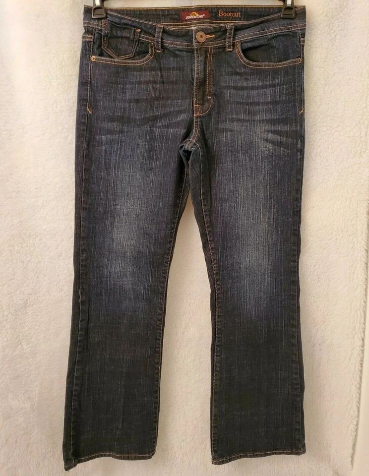 Jordache Womens Jeans Pants Size 12 Blue Bootcut - Image 1 of 4