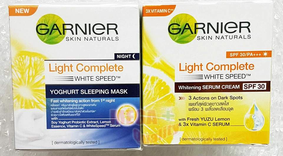 Garnier Light Complete Whitening Serum Cream Spf30 PA