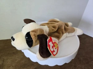 Bernie the St. Bernard Puppy Dog TY Beanie Babies 1996 - Picture 1 of 9