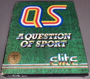 A QUESTION OF SPORT - ELITE - Commodore 64 / 128 - RARE Original DISK Release - Picture 1 of 3