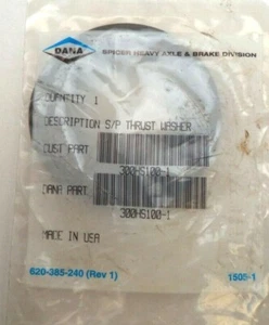 Dana Spicer Differential Side Gear Thrust Washer, pn 300HS100-1 - Picture 1 of 8