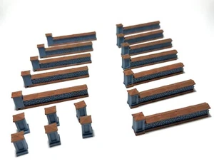 1718DM Muretto di recinzione modulare componibile 19 pz. scala HO 1:87 - Imagen 1 de 6