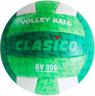 Clasico Volley Ball Green Gift For Boys Girls Beach Ball Soccer Ball Needle Pump