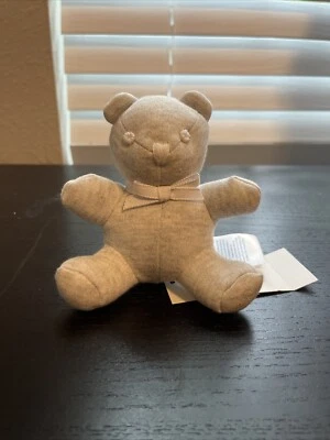 Oso de peluche gris Ralph Lauren bebé guardería peluche animal de peluche 10 pulgadas Foto 1 de 4