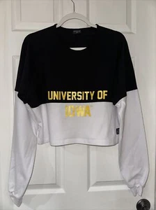 Hype & Vice Small Long Sleeve Crop Top University of Iowa NEW - SEE NOTE - Picture 1 of 11