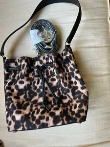 Talbots Black & Brown Leopard Purse NWT - Picture 1 of 5