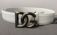 NIB  Dolce & Gabbana DG Buckle  Belt . Sz 95 Cm $475