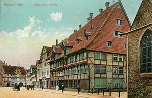 Postal Alemania Brunswick Hofbrauhaus Wolters Cervecería Dividida Sin Publicar C. 1910 - Imagen 1 de 2