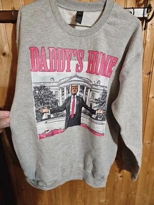 Толстовка Trump Med President Daddy's Home MAGA Whitehouse новая NT серая 11264☆☆ - Изображение 1 из 4