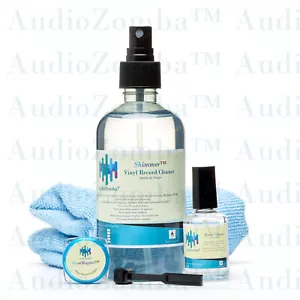 VINYL RECORD CLEANER KIT - AUDIOZOMBA 5 Pc RECORD & STYLUS CLEANER KIT LAB GRADE - Picture 1 of 10
