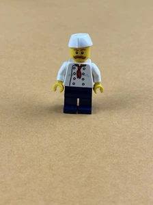 LEGO Town City Hot Dog Vendor Chef Minifigure 2" - Picture 1 of 7