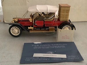 Franklin/Danbury Como Nuevo 1:24 1910 Rolls-Royce Globo Roadster Modelo Clásico 118 - Imagen 1 de 10