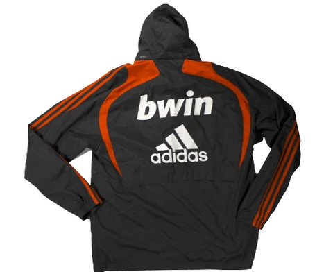 Adidas AC Milan Training Jacket S Soccer Football Rossoneri 2008 FIFA Hooded Cover