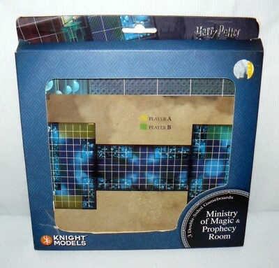 Harry Potter Ministry of Magic & Prophecy Room 3 Double Sided Gameboards - Image 1 of 4