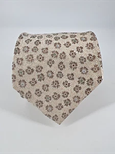 Vintage Givenchy Monsieur Men's Tie 100% Silk Madder Floral Ivory Switzerland - Picture 1 of 9