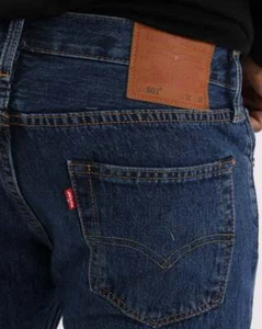 Pantalones de mezclilla Levi's Levis 501 calce recto lavado a la piedra - Imagen 1 de 4