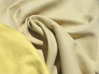 lambskin Stretch Suede leather hide Pastel Yellow butter soft - Image 1 of 4