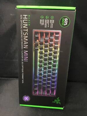 Razer Huntsman Mini (RZ03-03390500-R3U1) Wired Gaming Keyboard - BLACK Brand New - Image 1 of 4