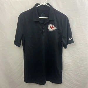Kansas City Chiefs NFL Nike Dri Fit Camisa Para Hombre S Negro Polo Fútbol AFC Oeste - Imagen 1 de 7