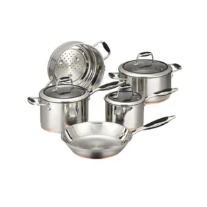 Scanpan Coppernox - 18/10 Stainless Steel Copper Based 5pc Cookware Set - Picture 1 of 1