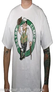 BRAND NEW Elm Company BOSTON CELTICS Tee Shirt WHITE LARGE-XXXLARGE LIMITED - Picture 1 of 1