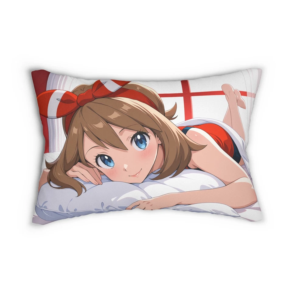 Mai / Haruka ハルカ Pokemon Anime Girl Lendenkissen - Bild 1 von 1