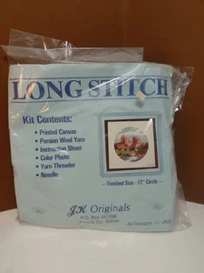 J K Originals DESERT BUTTES  Long Stitch Needlepoint Canvas 12" Circle  - Picture 1 of 9
