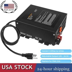 PM4-55A 55 Amp RV Converter 110V AC to 12V DC RV Power Converter Battery Charger - Picture 1 of 11