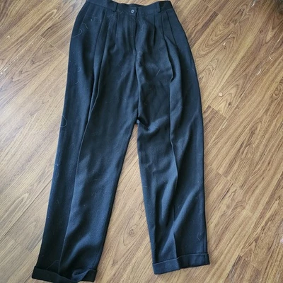 VTG Jones New York Wool Pleated Dress Pants Trousers Woman's 12 Old Money Classi - Image 1 of 4