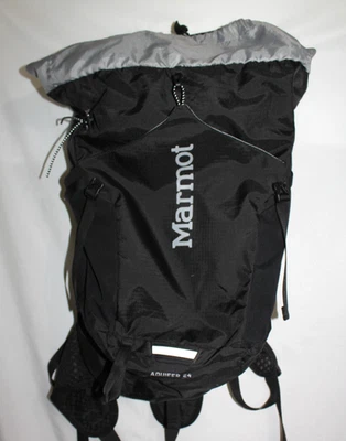 Mochila de caminhada Marmot Aquifer 24 hidratação preta e cinza respirável - sem bexiga - Imagem 1 de 4