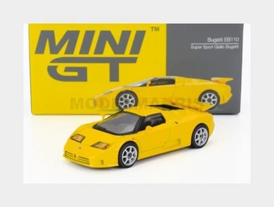 MINI-GT MGT00866-L Bugatti - EB110 Super Sport LHD 1995 - Yellow - 1/64 - Image 1 of 2