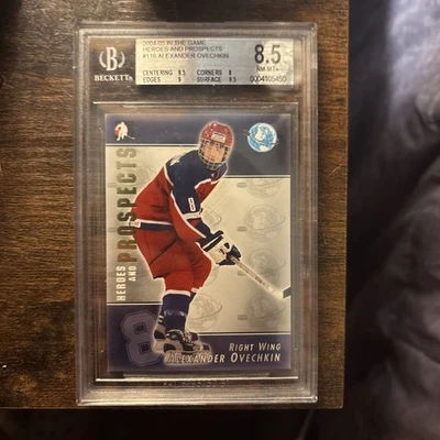 2004-05 in the Game Heroes and Prospects Alex Ovechkin #117 (RC) Psa 10 - Image 1 of 4