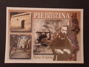 Cartolina Saluti da Pietrelcina Padre Pio (VR505) - Picture 1 of 2